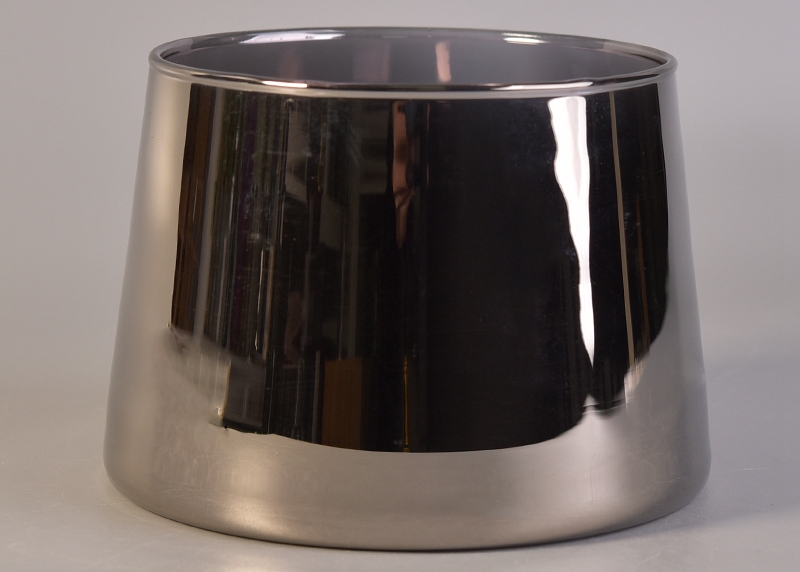 Luxury Decorative 20oz Smoking Grey Large Glass Candle Jar