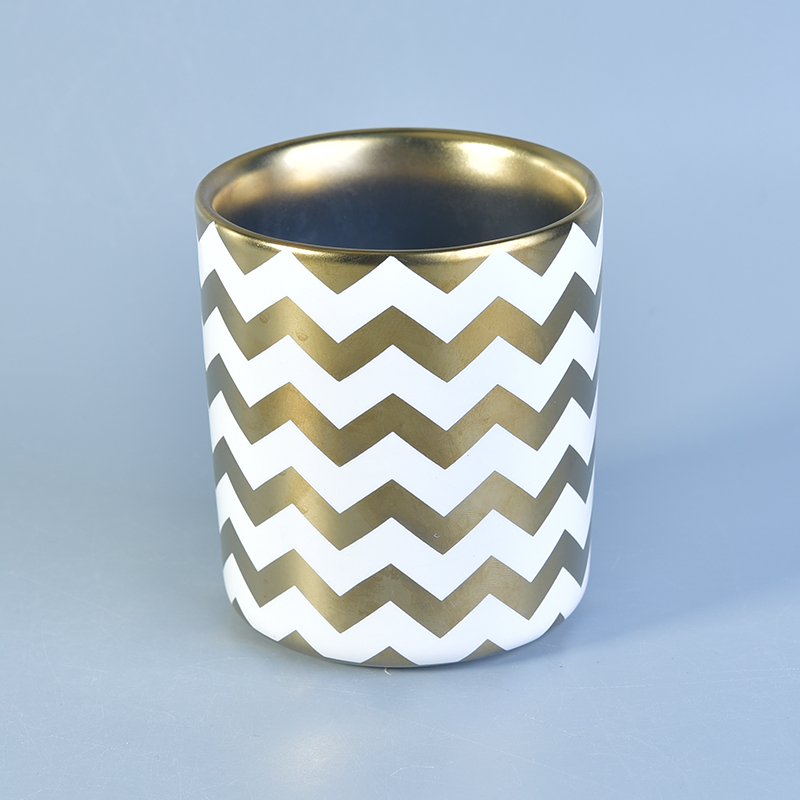 Beautiful Christmas Gift Home Decoration Ceramic Candle Jar