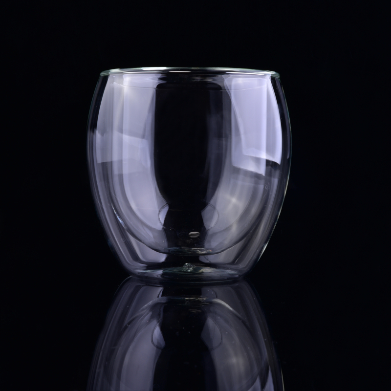 Hot Selling Wholesale Transparent High Borosilicate Glass Coffee Cups Glass Mugs