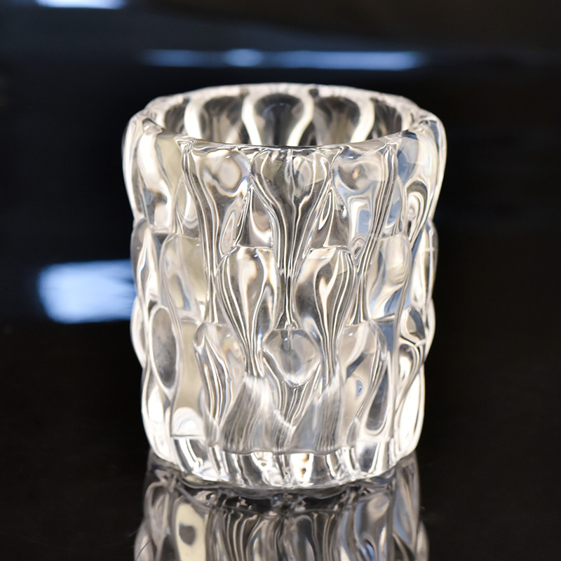 Luxury crystal glass candle jar