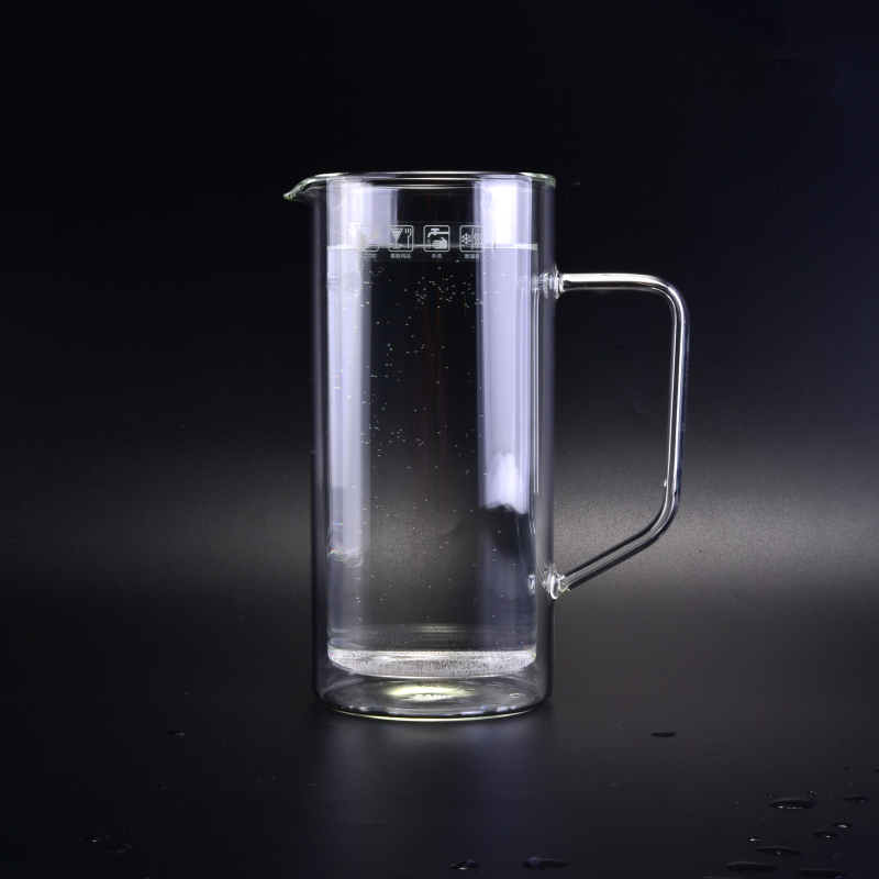  Double wall 35 OZ cylinder pitcher 