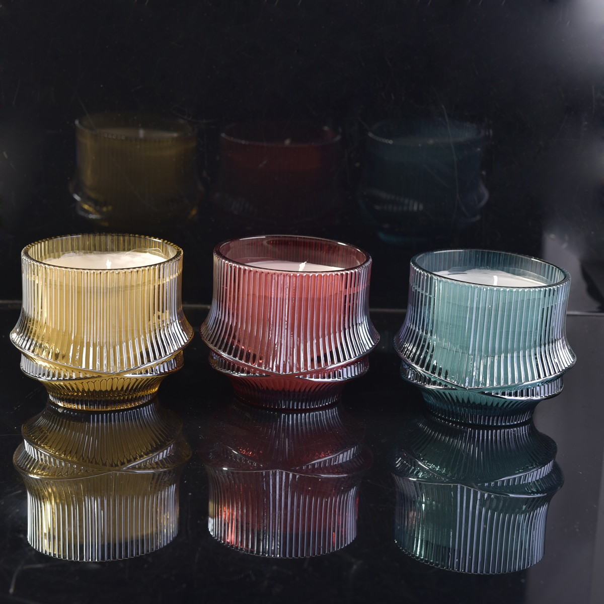 New Own design Glass Candle Jars