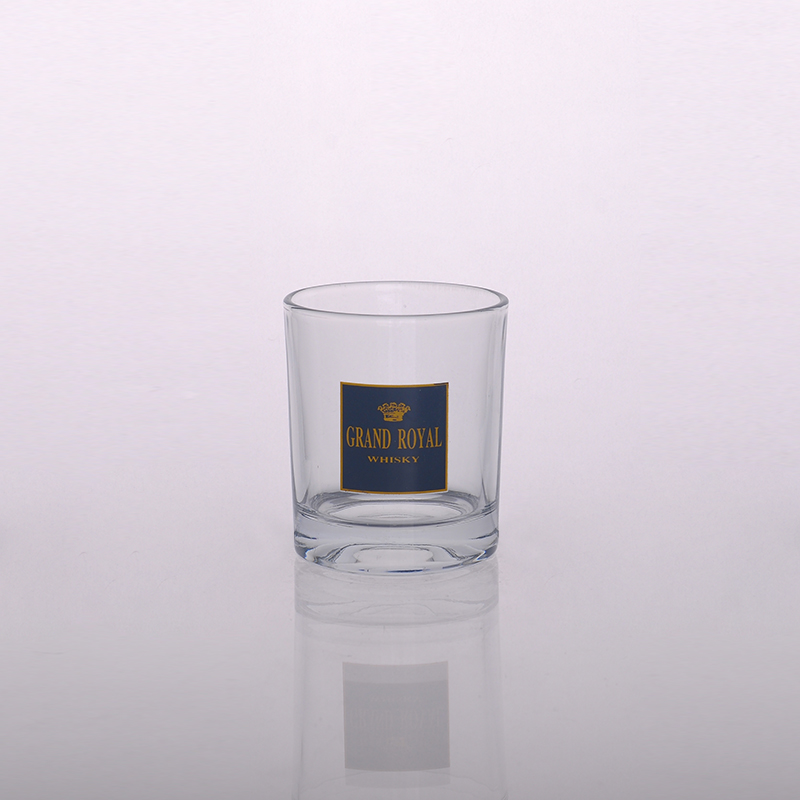 197ml custom logo crystal glass drinking cup or candle holder