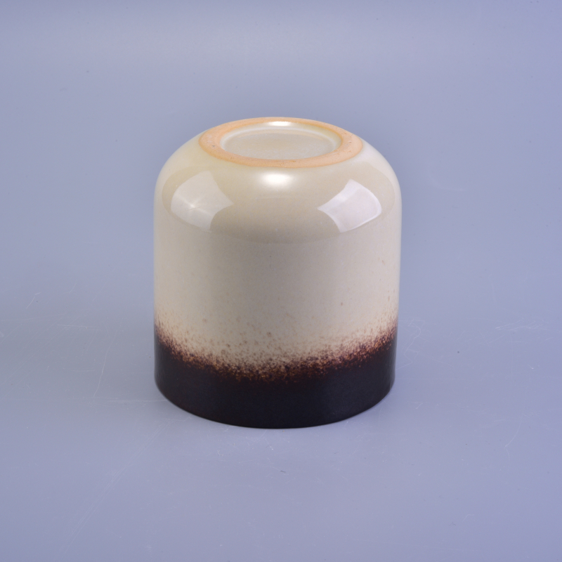 Scented Candle With Ceramic Candle Jar And Lid Custom 