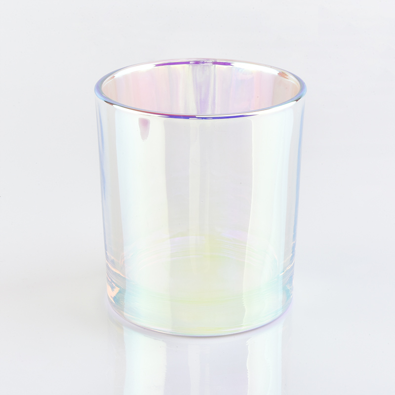 6oz 8oz 10oz iridescent Glass Candle Jars