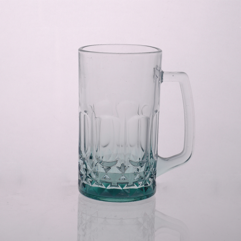 Jumbo glass beer mug