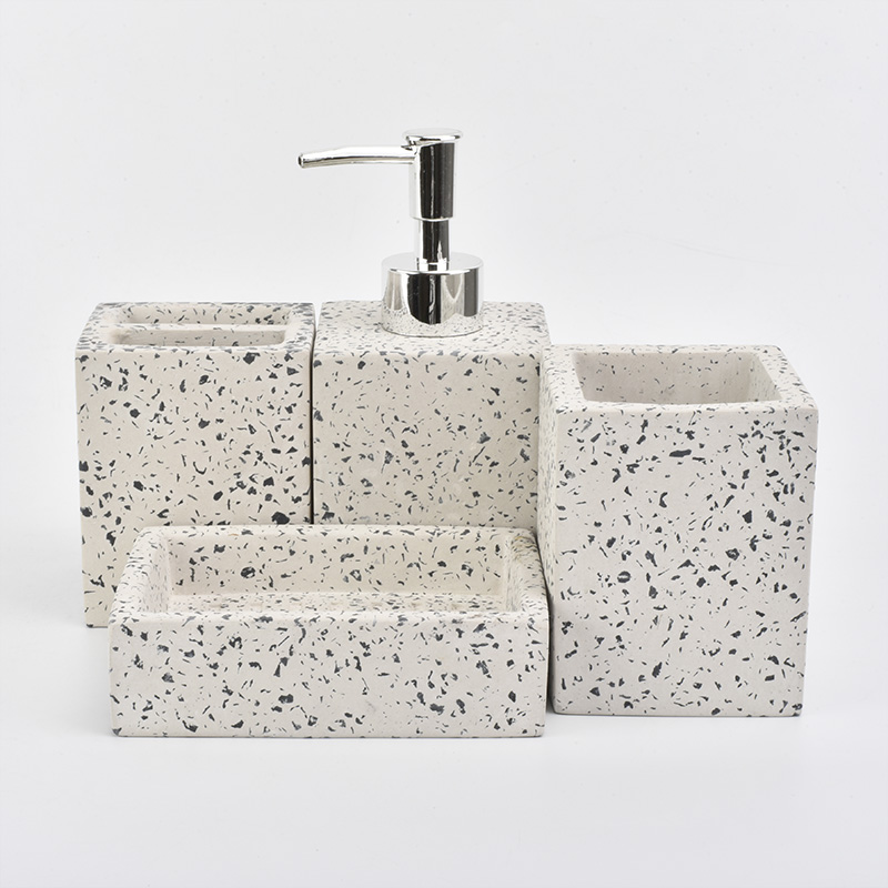 Bathroom set luxury cement home decoration wholesale