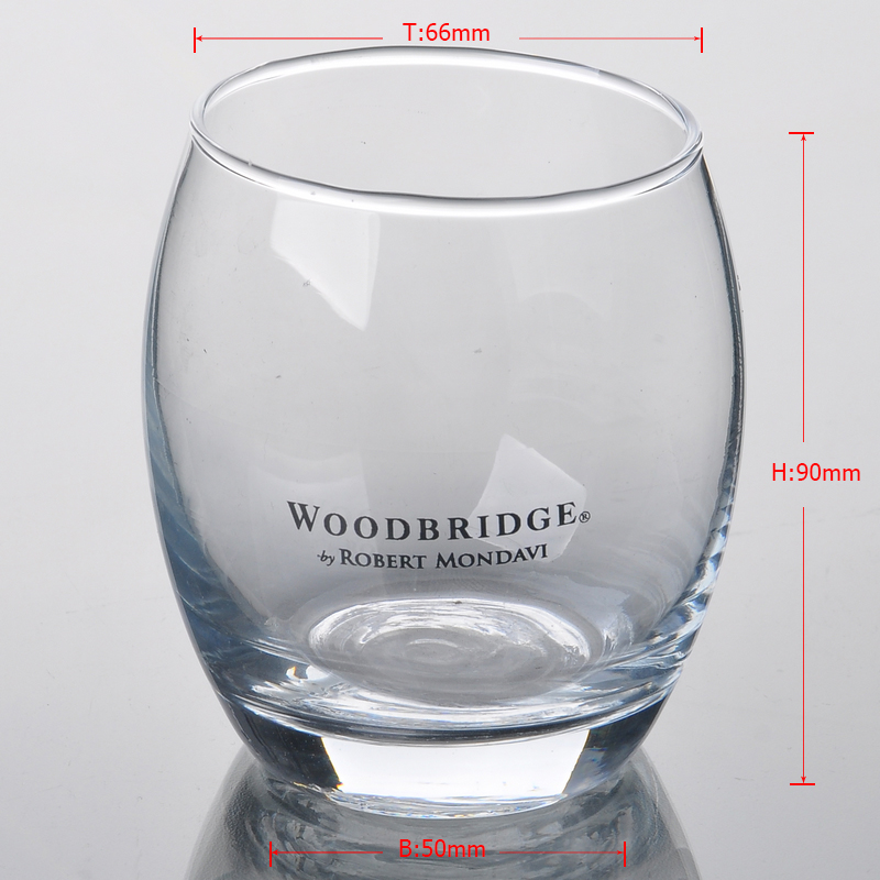 Thick Stemless Heavy Bottom Wine Glass