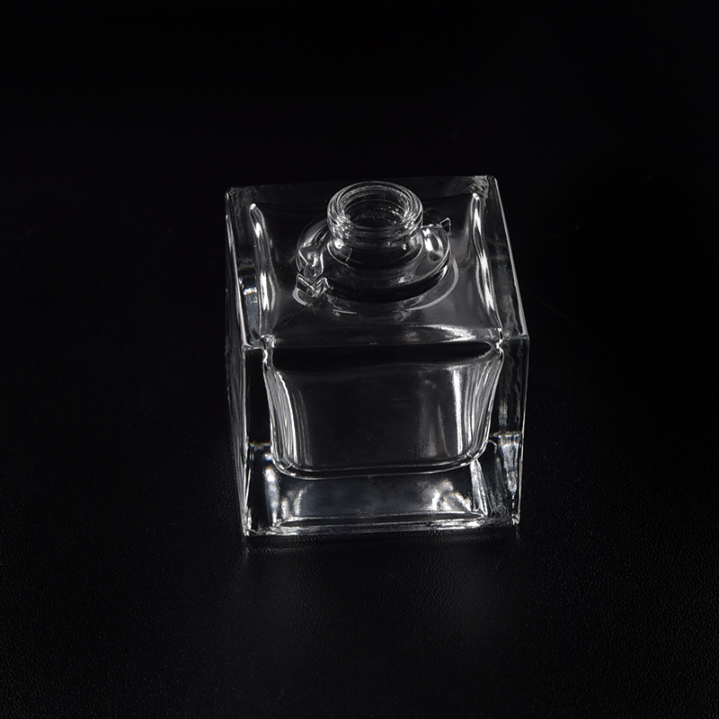  36ml glass cube empty perfume bottle 