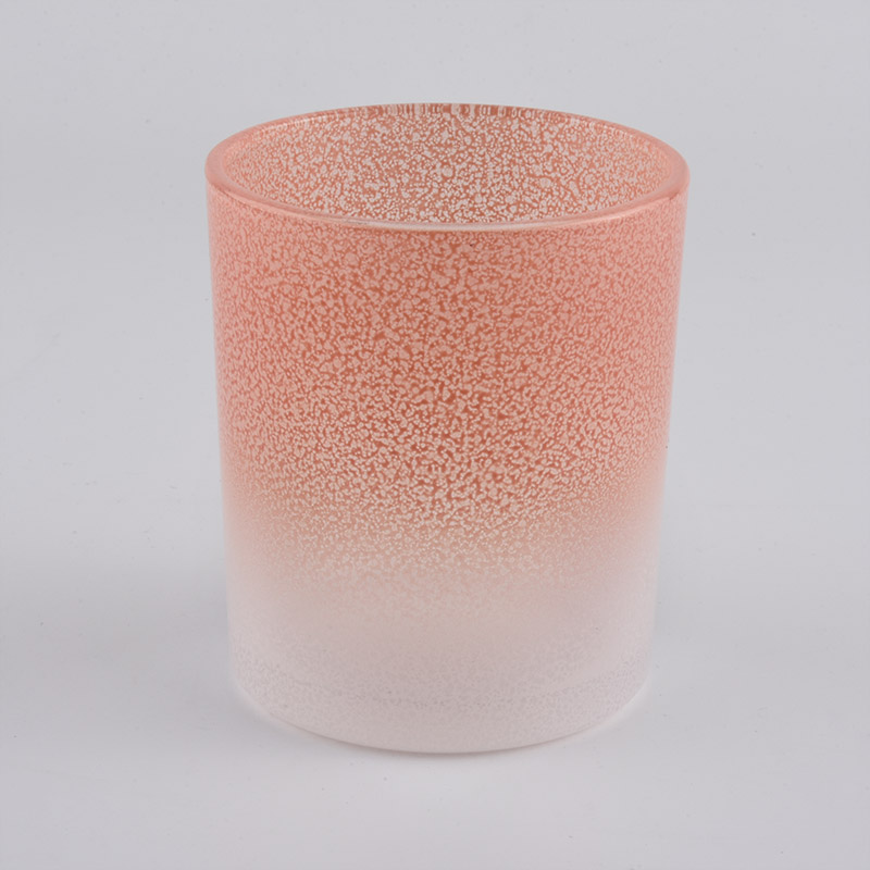 Pink Gradient Candle Glass Holders