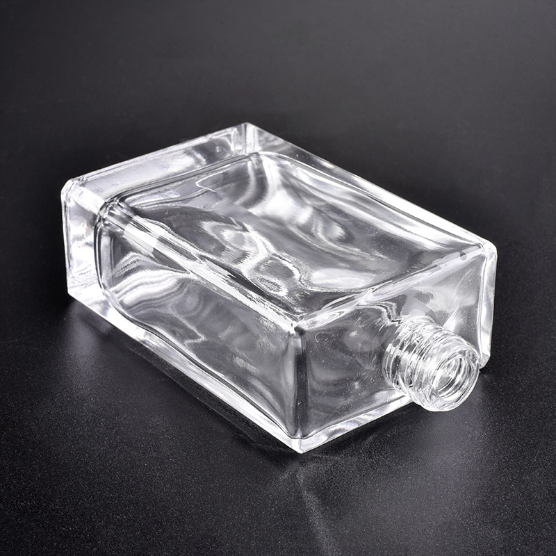 113ml square glass perfume bottles with scerw top