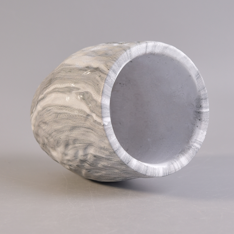 marble candle holder concrete jars wholesale