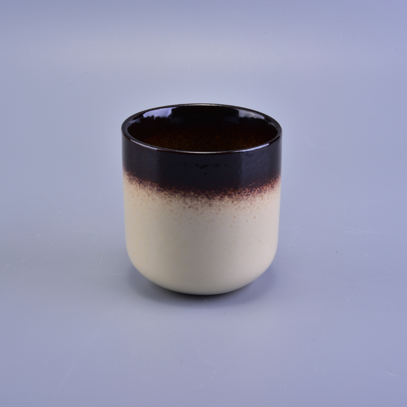 Scented Candle With Ceramic Candle Jar And Lid Custom 