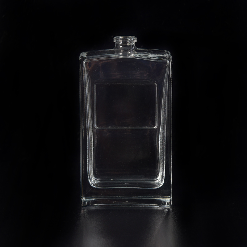 30ml /50ml /100ml /Square Rectangle Empty Clear Perfume Glass Bottle