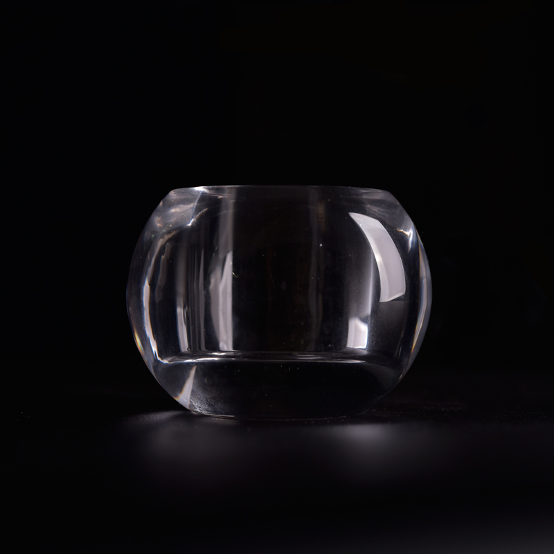 Heavy weight clear glass tealight candle holder Heavy weight clear glass tealight candle holder