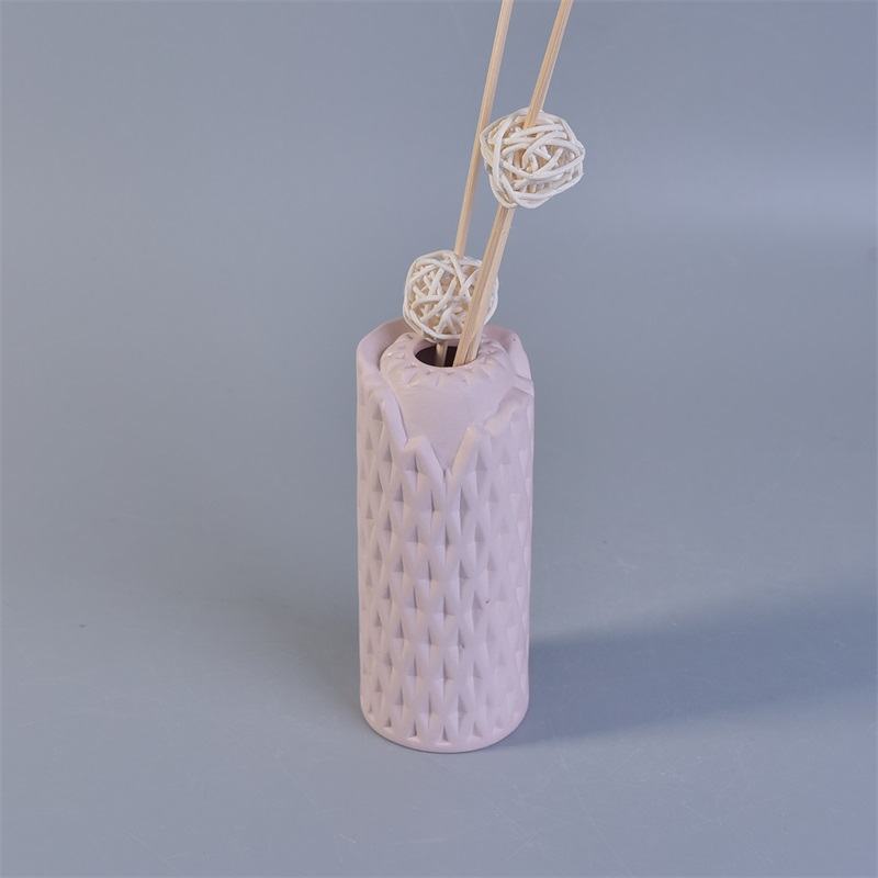 190ml pink macaron color ceramic diffuser wholesale
