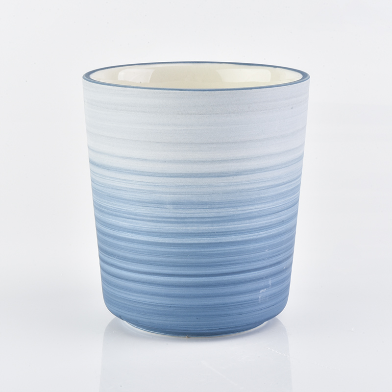 glazed ceramic votive jars for candle making
