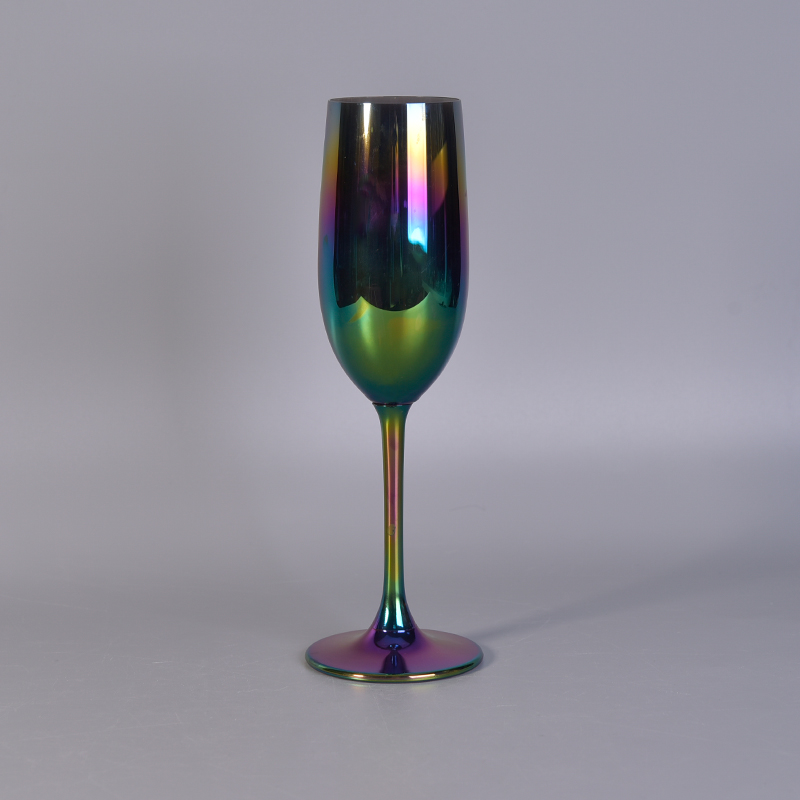 Iridescent plating wine glass goblet wholesales