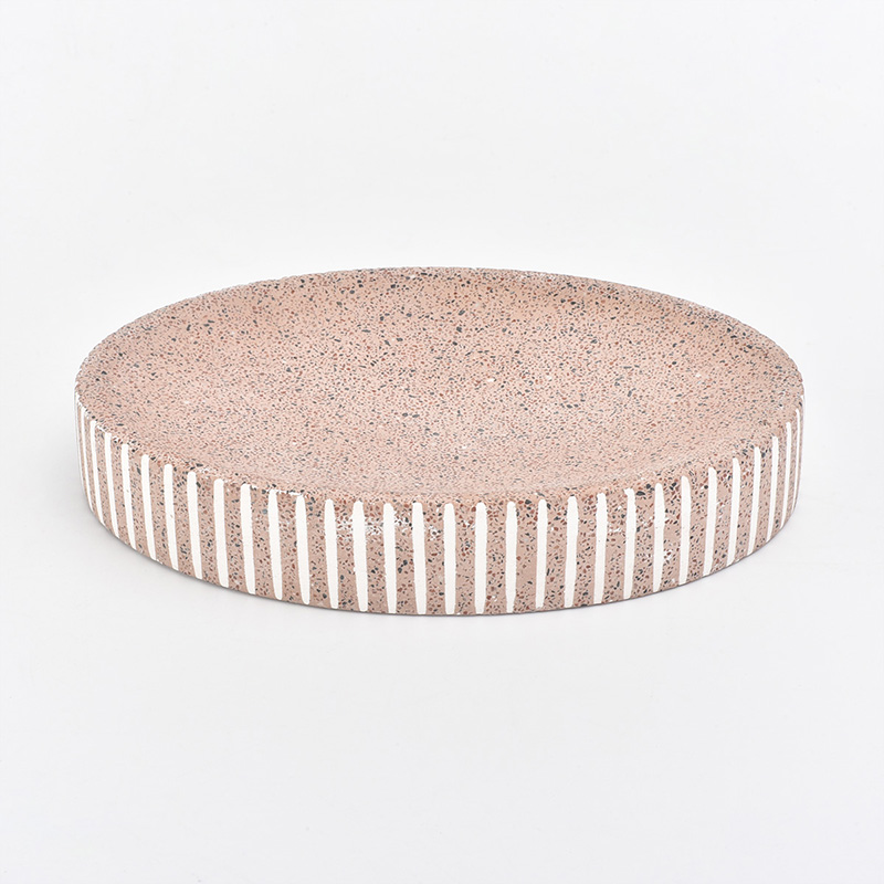 High quality luxury pink bathroom set soap dish