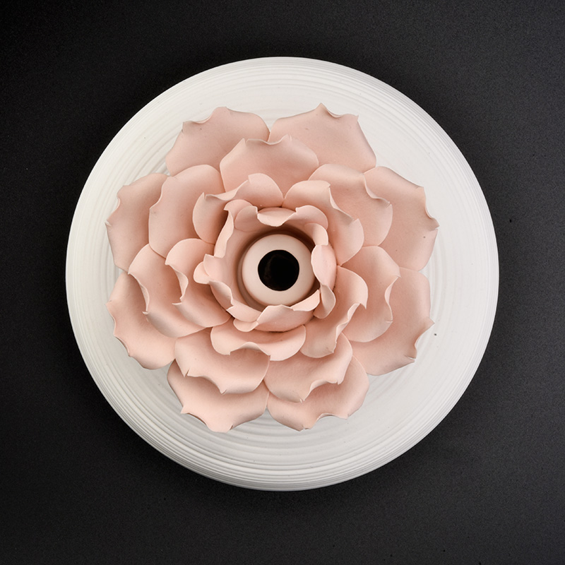 High quality fragrance ceramic diffuser with luxury flower home decoration weeding center