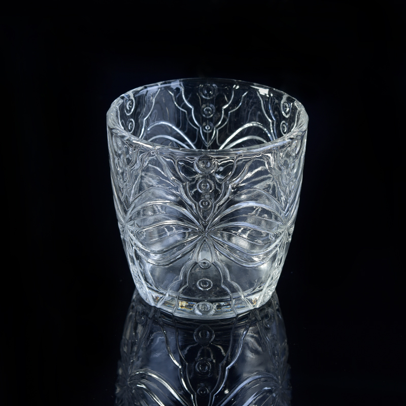 In stock glass votive candle holder wholesale 