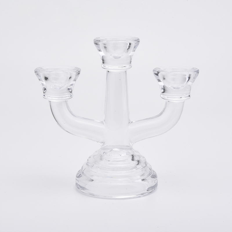 glass candlesticks