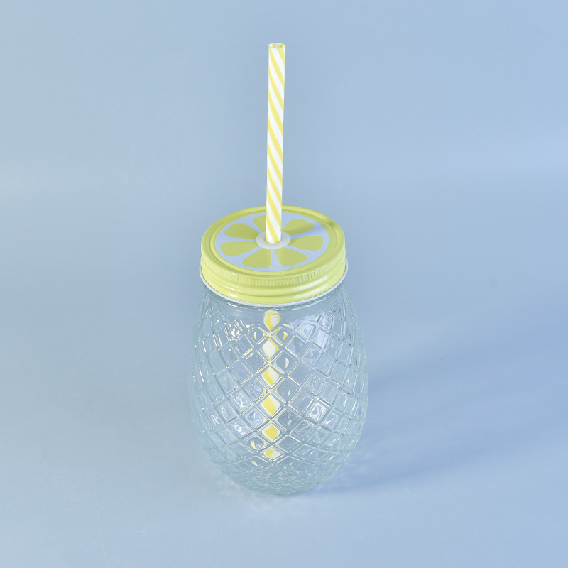 Heat Resistant Double-wall Glass Coffee Mug
Pineapple Glass Drinking Jar