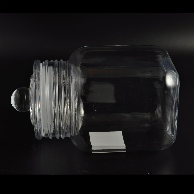 Big volume trasparent storage jar Nuts can wholesale