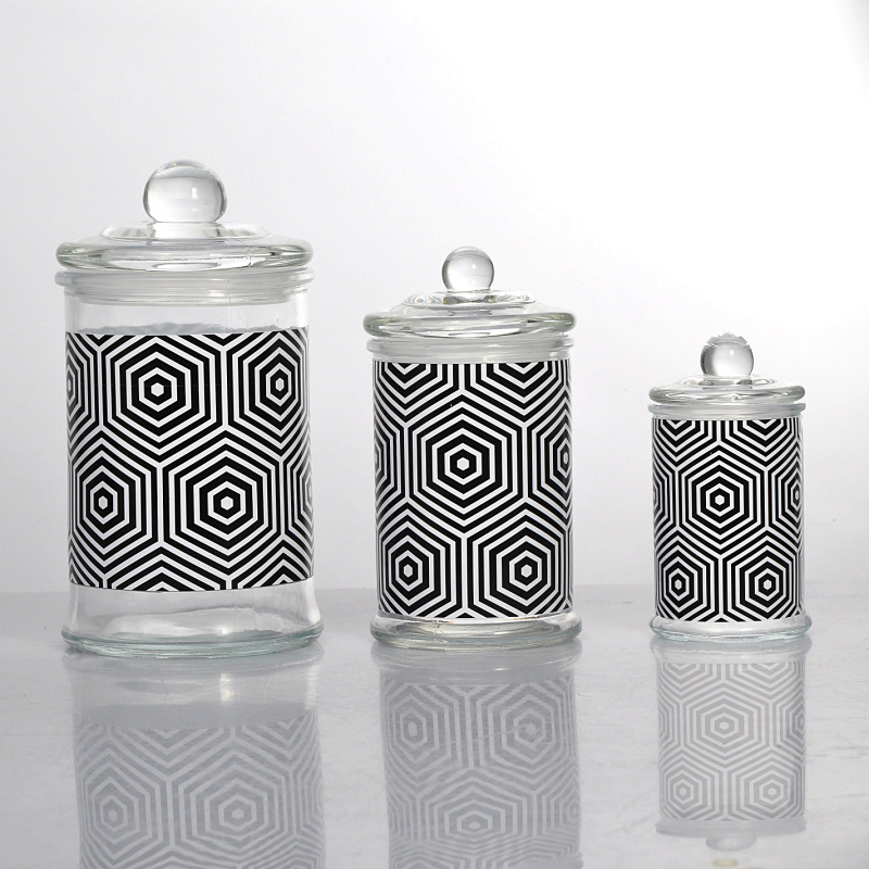 Cylinder Glass Airtight Canisters Candle Jars 6oz 12oz 18oz high quality wholesales Cylinder Glass Airtight Canisters Candle Jars 6oz 12oz 18oz high quality wholesales