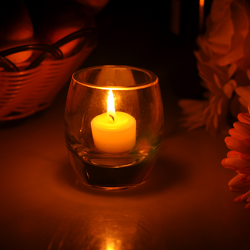 Thick bottom oval glass tumbler Thick bottom oval glass tumbler
