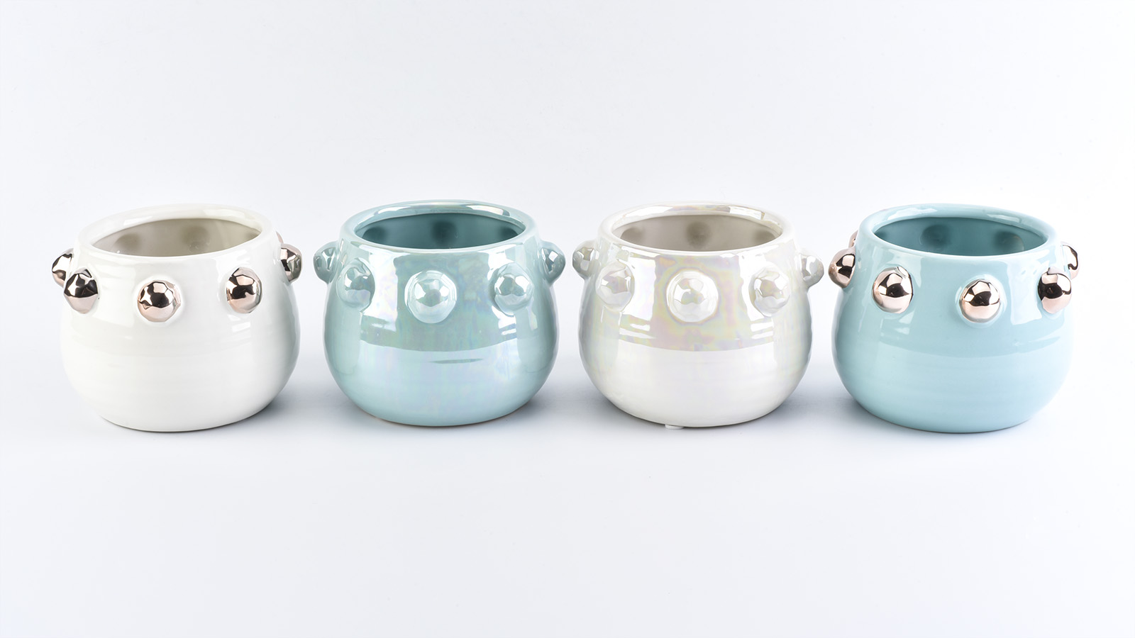 Cute ceramic candle jar blue color glossy surface finish
Cute ceramic candle jar blue color glossy surface finish