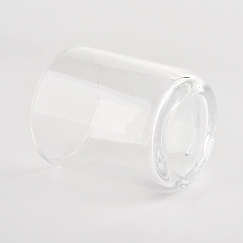 Wholesale clear glass candle jar cylinder glass candle holder for wedding Wholesale clear glass candle jar cylinder glass candle holder for wedding