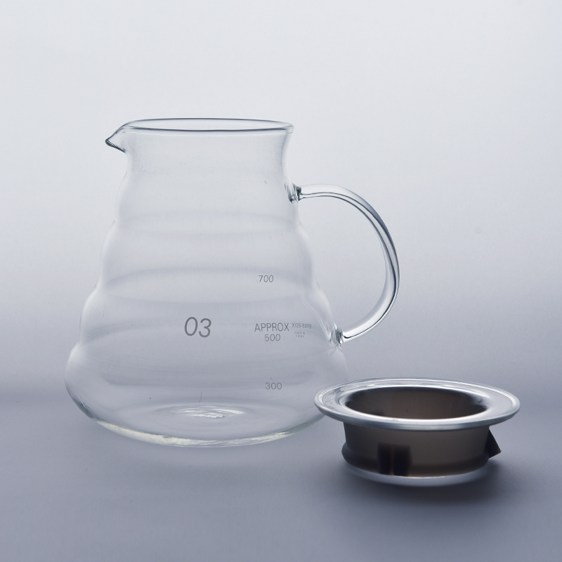 700ml hot sale high borosilicate glass pots wholesale