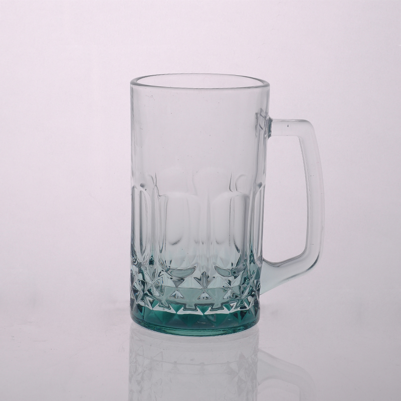 510ml high capacity coloring handle beer cup drinking cup