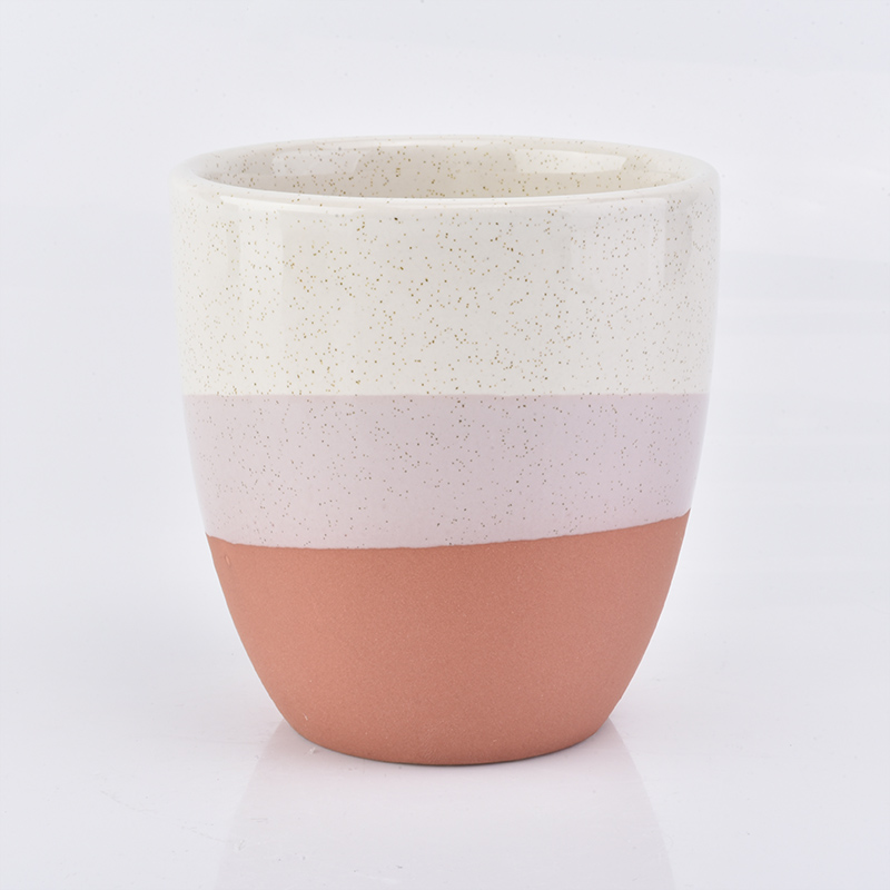 New Products Pink Small Wedding Decoration Tealight Candle Ceramic Candles Jar