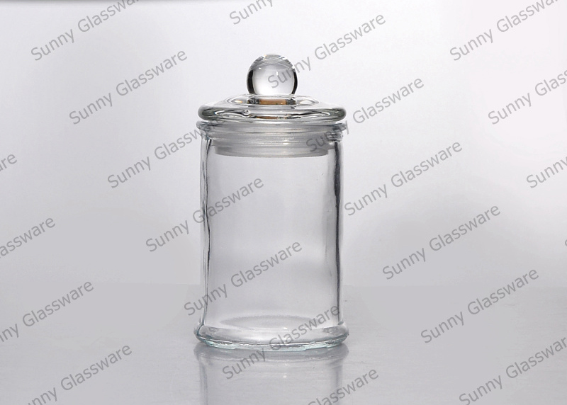 straight glass candle jar storage jar with lid straight glass candle jar storage jar with lid