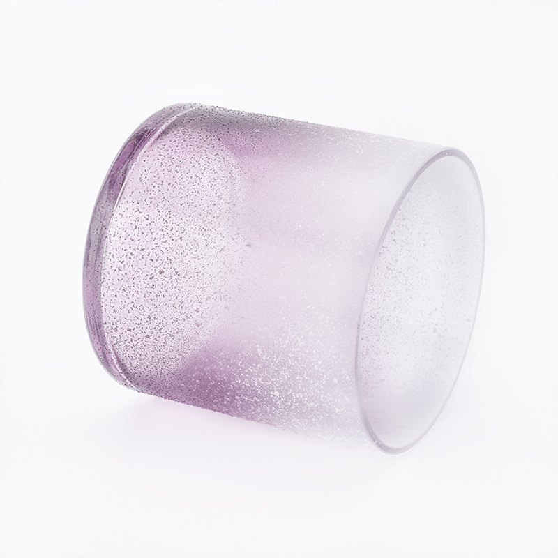 luxury gradient glass candle holders