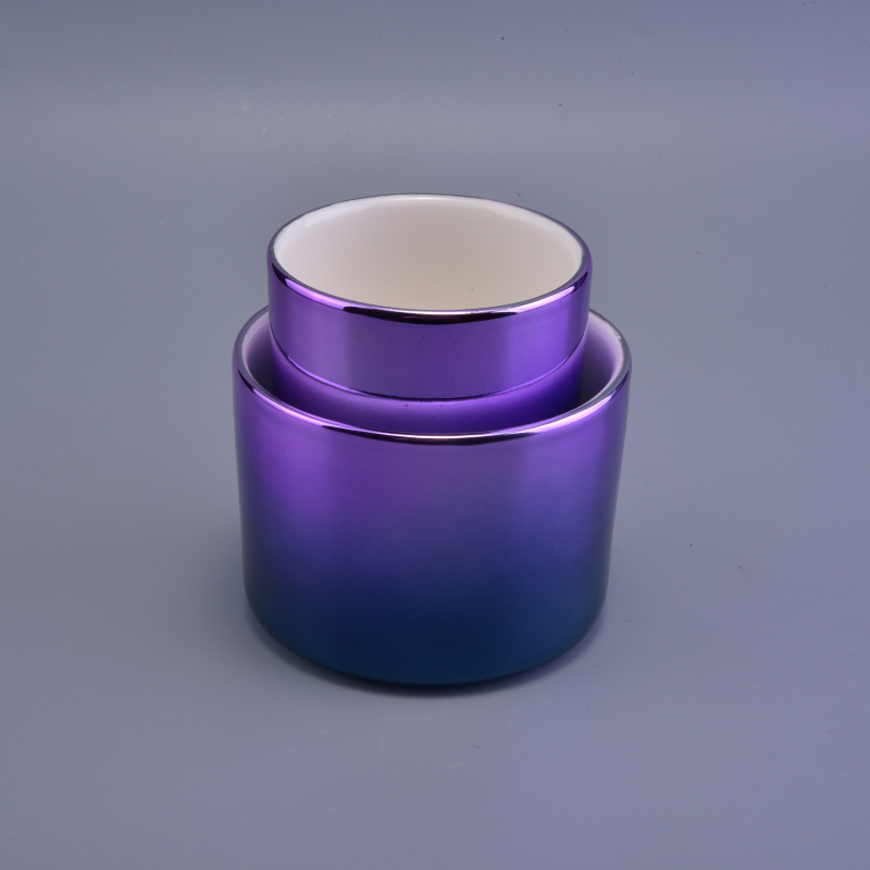 blue and purple gradient cylinder ceramic jar for candles
blue and purple gradient cylinder ceramic jar for candles