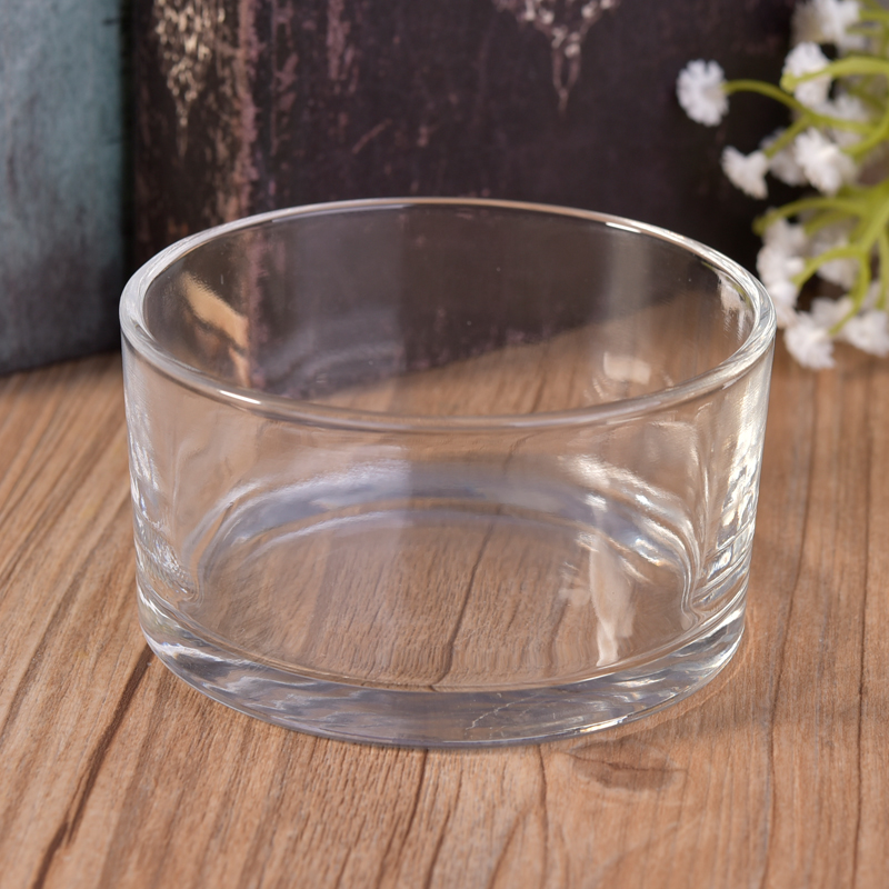 Large capacity circle glass candle holder Large capacity circle glass candle holder