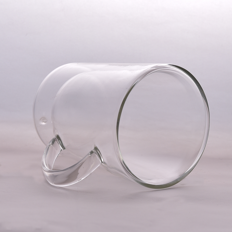 Europe style 9oz Borosilicate Custom double wall glass cup coffee mug tea cup with handle Europe style 9oz Borosilicate Custom double wall glass cup coffee mug tea cup with handle