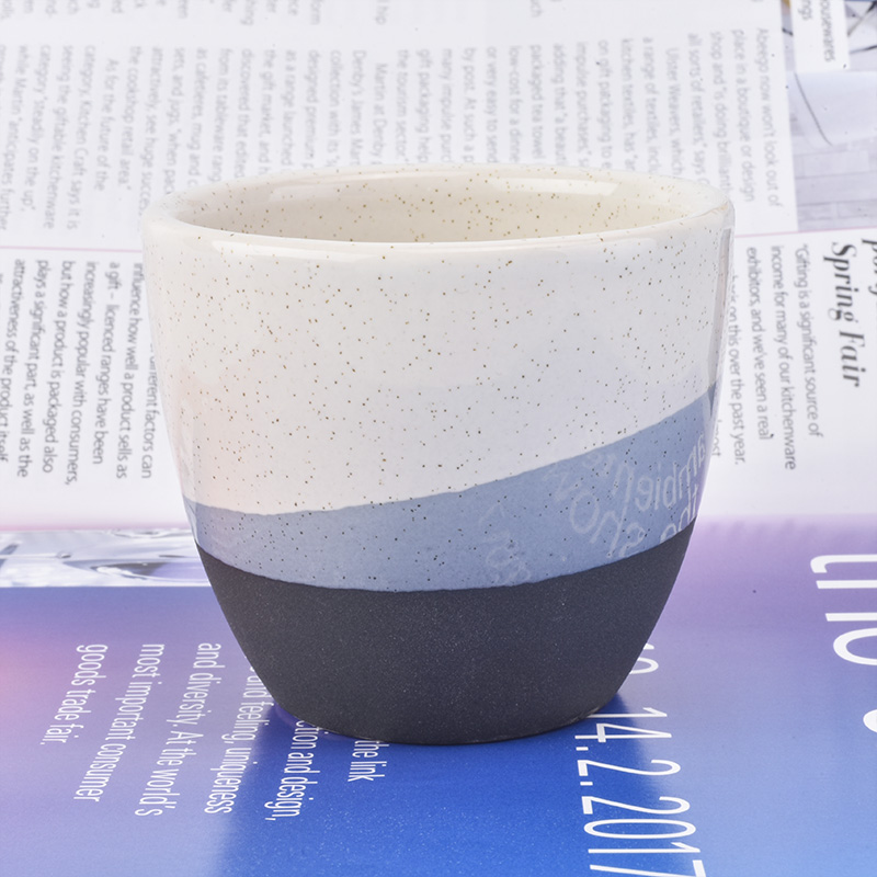 Luxury high quality votive tealight ceramic candle holder multicolor home decoration 