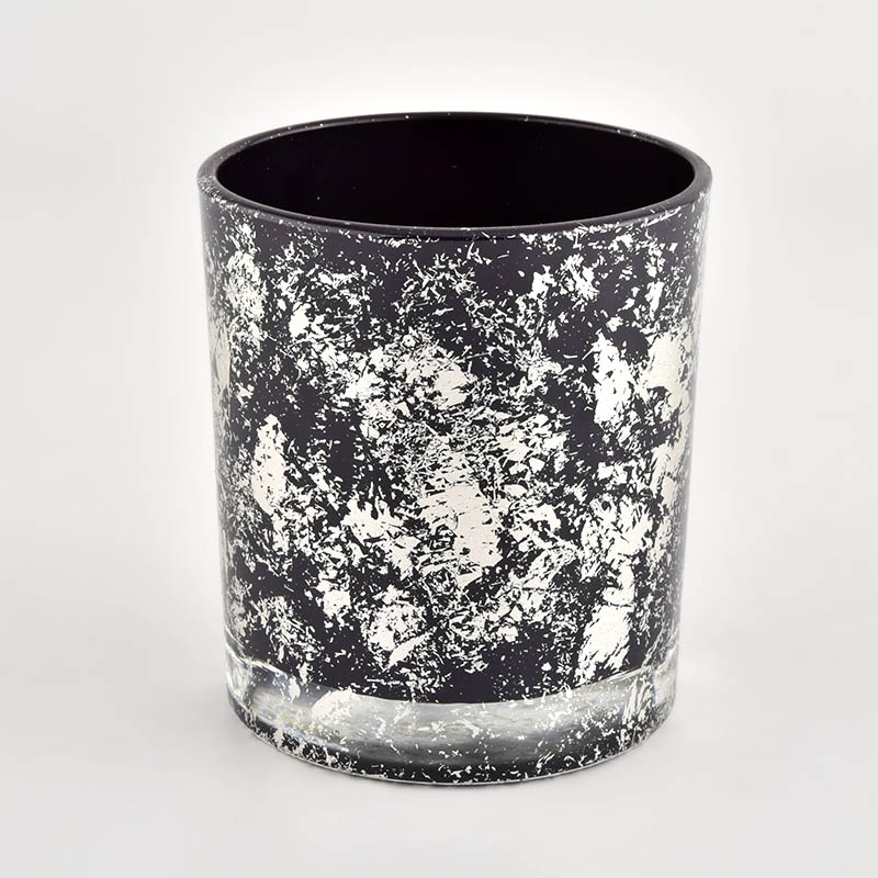 Sunny Glassware Black glass candle jar for making supply wholesale Sunny Glassware Black glass candle jar for making supply wholesale