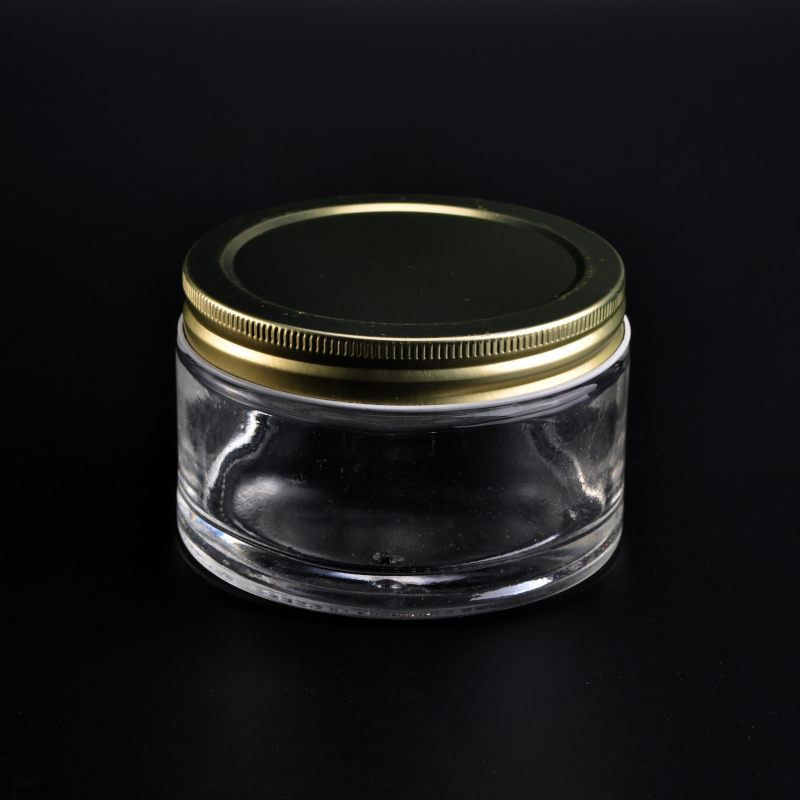 Customizable cream jars cosmetic bottle with lid