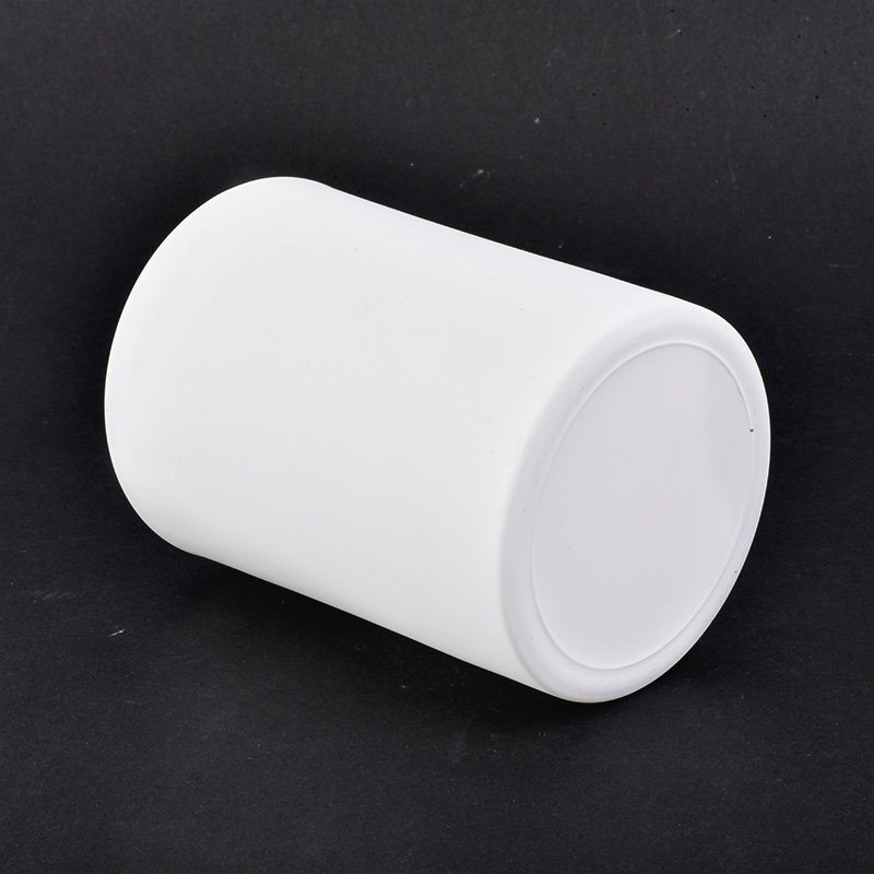 350ml Matte White Candle Glass Holders