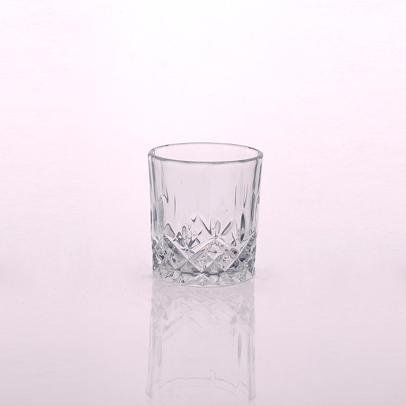 Diamond collection crystal clear rock glass