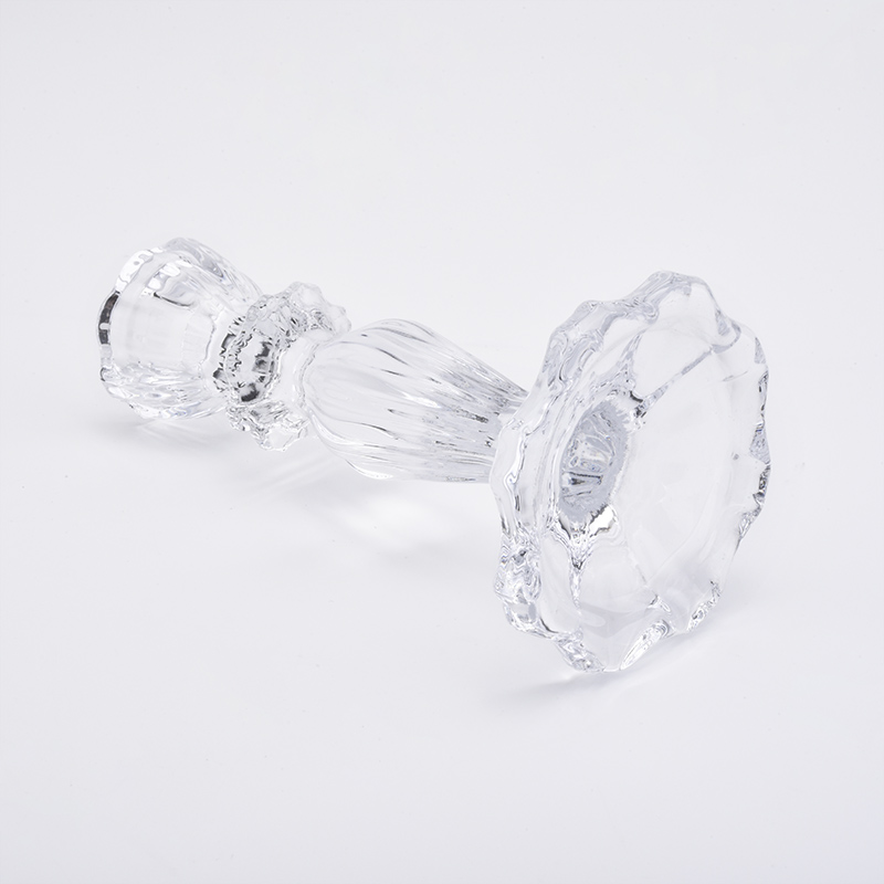 glass candlesticks