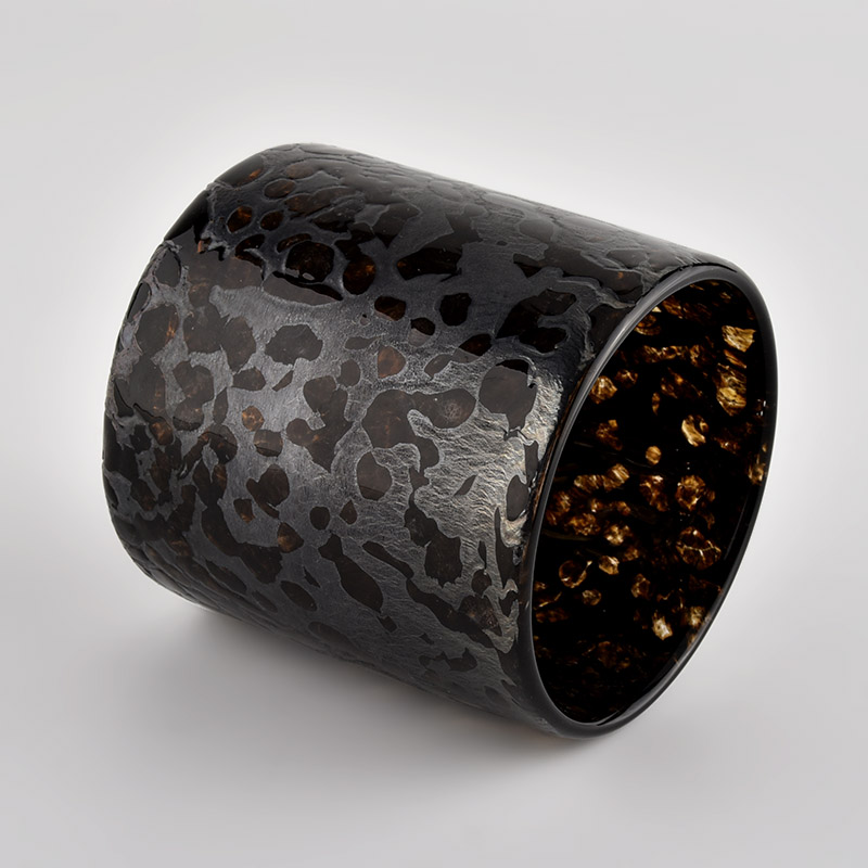 Sunny Glassware luxury black glass vessels for candles wholesale Sunny Glassware luxury black glass vessels for candles wholesale
