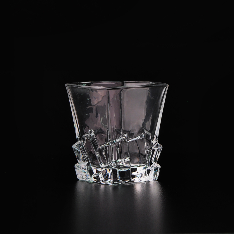 Elegant dishwasher safe short drink glass liquor or bourbon tumblers
