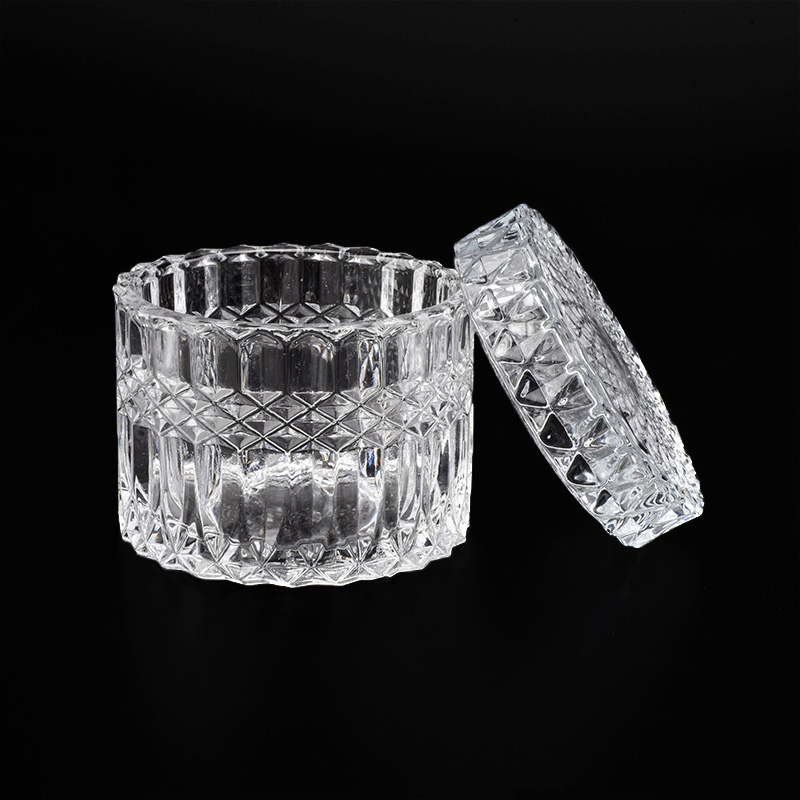 Clear Transparent Glass Candle Jar Wholesale