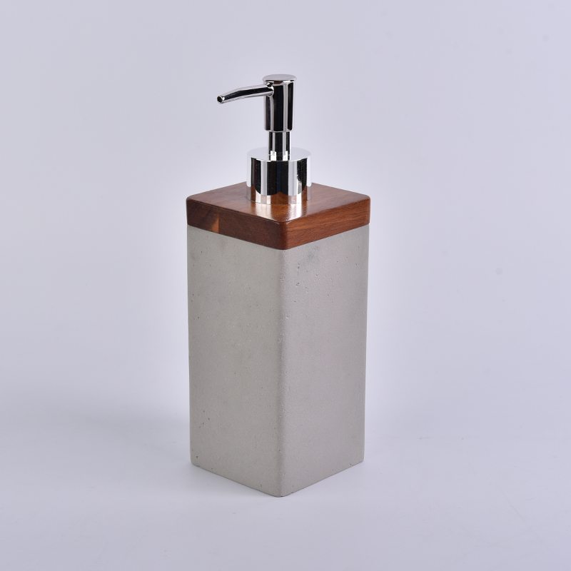 220ml simple concrete shower gel bottle wholesale